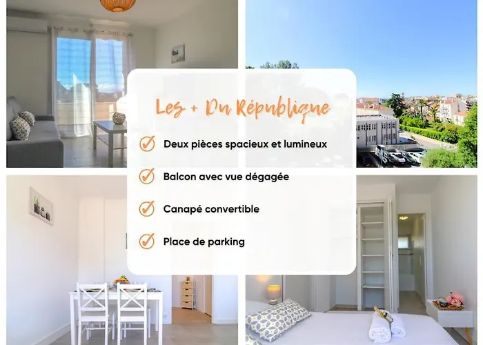 Lägenhet Le Republique By Apirent #balcon #climatisation #parking Cannes